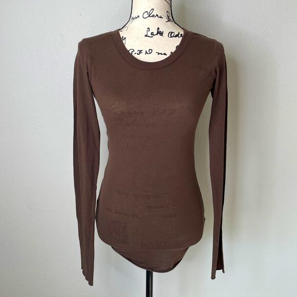 Sea New York Tops - Sea New York Brown Long Sleeve Tee | S